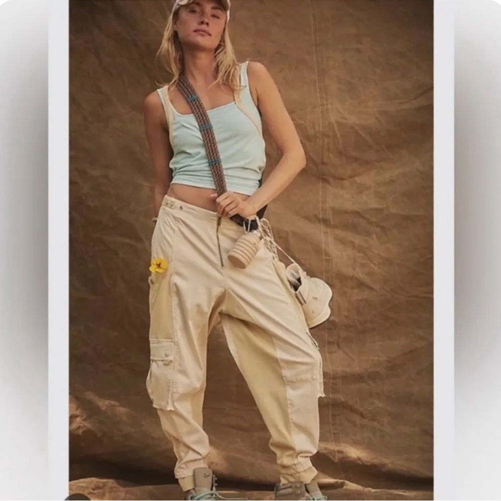 FP Movement by Free People Cream Track Pants